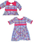 Bella Too Dress Madras - threefriendsapparels