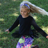 Hayley Long Sleeve Top Black - threefriendsapparels