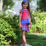 Hayley Short Sleeve Top Splot Dot - threefriendsapparels