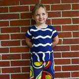 Hayley Short Sleeve Top Wave - threefriendsapparels