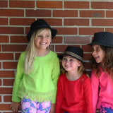 Hayley Long Sleeve Top Lime - threefriendsapparels