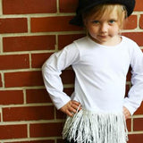 Hayley Long Sleeve Top White - threefriendsapparels