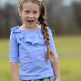 B! B! Top Periwinkle - threefriendsapparels