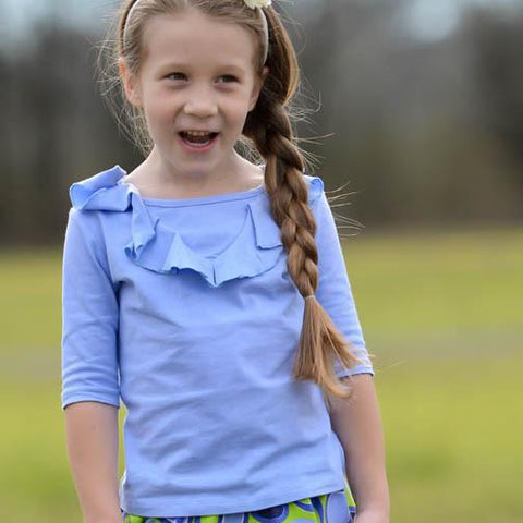 B! B! Top Periwinkle - threefriendsapparels