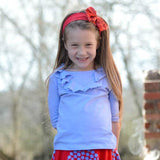 B! B! Top Periwinkle - threefriendsapparels