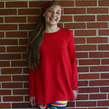 Lacey Top Red - threefriendsapparels