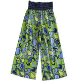 Picasso Palazzo Pants Green Paisley - threefriendsapparels