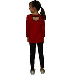 Dixie 2 PC Set Red with Black Leggings - threefriendsapparels