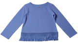 Hayley Long Sleeve Top Periwinkle - threefriendsapparels
