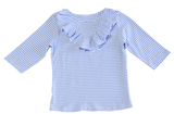 B! B! Top Periwinkle Stripe - threefriendsapparels