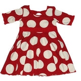 Bella Too Dress Red Round - threefriendsapparels