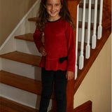 Peggy Legging Black Velvet - threefriendsapparels