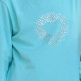Mandy Tunic Ruffle Top Aqua - threefriendsapparels