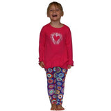 Mandy 2 PC Set Hot Pink with Galaxy Leggings - threefriendsapparels
