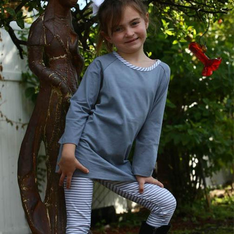 Dixie Heartback Tunic Gray - threefriendsapparels