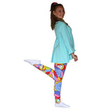 Kacey 2 PC Set Aqua with Maze Leggings - threefriendsapparels
