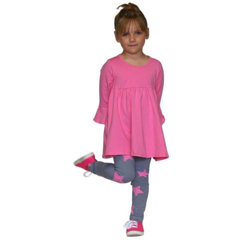 Kacey 2 PC Set Pink with Starlight Leggings
