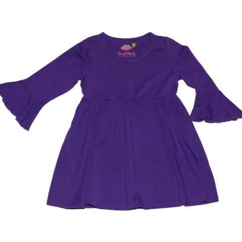 Kacey Babydoll Top Purple - threefriendsapparels