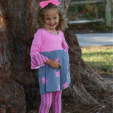 Kacey Babydoll Top Starlight - threefriendsapparels