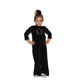 Picasso Palazzo Pants Black Velvet - threefriendsapparels