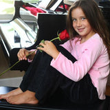 Maggie Top Ice Pink Velvet - threefriendsapparels