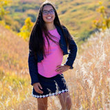 Sassy Too Reversible Skirt Denim - threefriendsapparels