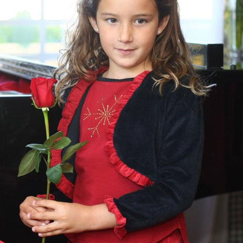 Chloe Jacket Black Velvet - threefriendsapparels