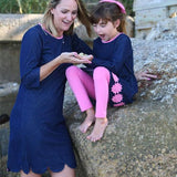 Abby Ladies Dress Denim - threefriendsapparels