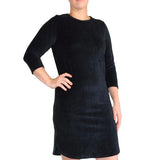 Sweet Tea Ladies T-Shirt Dress Black Velvet - threefriendsapparels