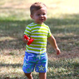 Tommy Tee Lime Stripe - threefriendsapparels