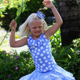 Baylor Racerback Top Dizzy Peri Dot - threefriendsapparels