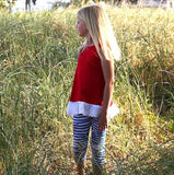 Sweet Pea Capri Leggings Sailboats - threefriendsapparels