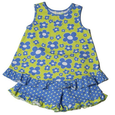 Summer 2pc Short Set Daisy Mae/Mini Daisy - threefriendsapparels