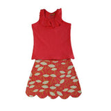 Baylor Sassy Skort Set Three Friends Flower - threefriendsapparels