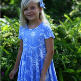 Angel Princess Trapeze Dress Blooming - threefriendsapparels