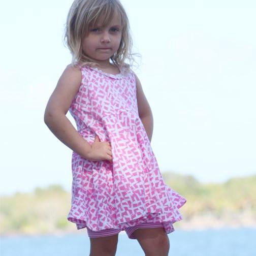 Little Cupcake Dress Pink Kisses