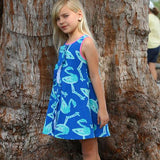 Becca Ruffle Swing Dress Flamingo - threefriendsapparels