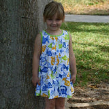 Becca Ruffle Swing Dress Schooled - threefriendsapparels