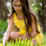 Baylor Racerback Top Yellow - threefriendsapparels