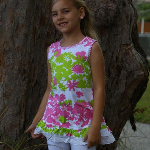 Mikki Tunic Top Garden Party - threefriendsapparels