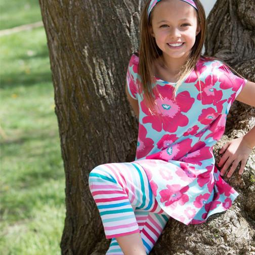 Pearl Twirl Top Wildflower