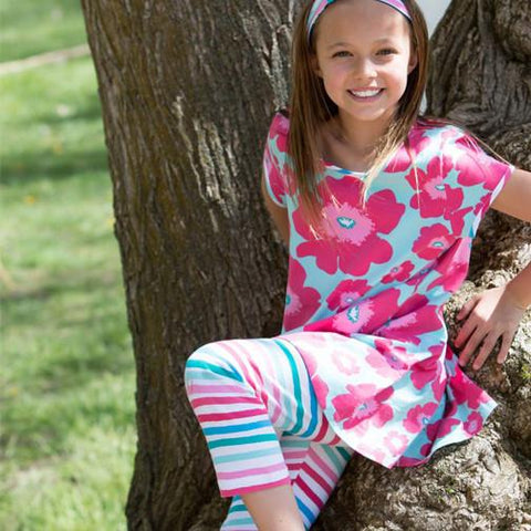 Pearl Twirl Top Wildflower - threefriendsapparels