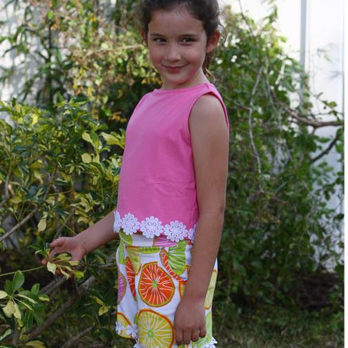 Breezies Tailored Short Citrus