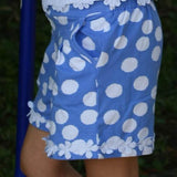 Breezies Tailored Short Dizzy Peri Dot - threefriendsapparels