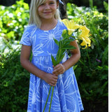 Angel Princess Trapeze Dress Blooming - threefriendsapparels