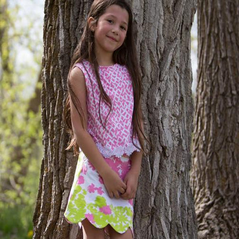 Sassy Skort Garden Party - threefriendsapparels