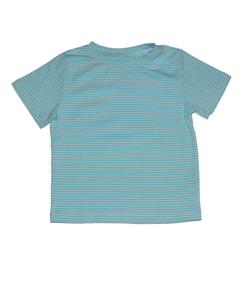 Tommy Tee Aqua Stripe