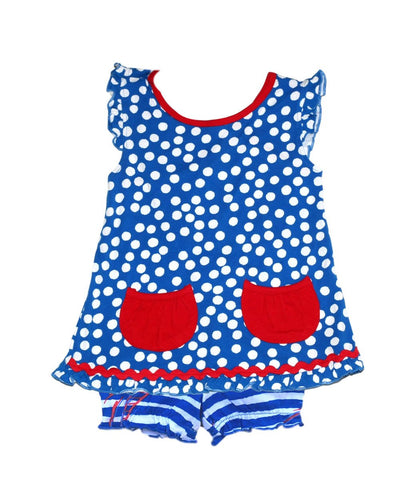 Alice Sundress Set Sailboats - threefriendsapparels