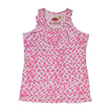 Baylor Racerback Top Pink Kisses - threefriendsapparels