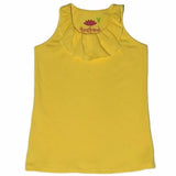 Baylor Racerback Top Yellow - threefriendsapparels